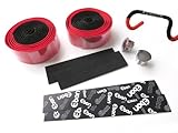 Ebon Handelbar Road Bike Bar Tape, Red/Black