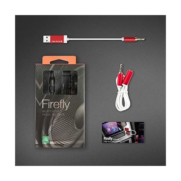 Firefly: der kleinste Bluetooth-Receiver der Welt mit Einem 3,5mm Aux-Anschluss für klares, schnurloses Streamen von Musik – Bild 3