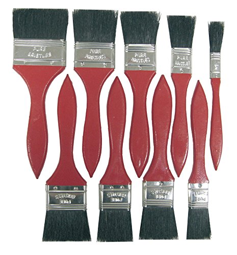 CON:P B21622 Flachpinselset, 9-teilig