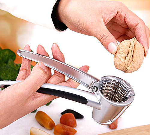 Edelstahl Nussknacker, Soriace® Praktisch Nußknacker Walnuss Knacker Flaschenöffner für Küche / Bar (A) - 3