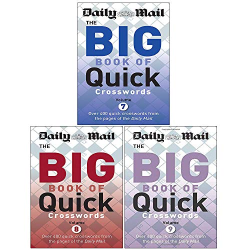 Daily Mail Big Book of Quick Crosswords Volume (79) Collection 3 Books
