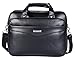 Price comparison product image ARON BOSS Laptop Bag Leather 16 inch Briefcase Large Business Shoulder Bag Water Resistant Handbag for Mens and Womens (Black-BC2)