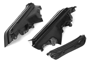 KIMISS Set di Pannelli divisori vano Motore Superiore 3 Pezzi 51717169419 Adatto per X5 X6 E70N E70 E71 E72