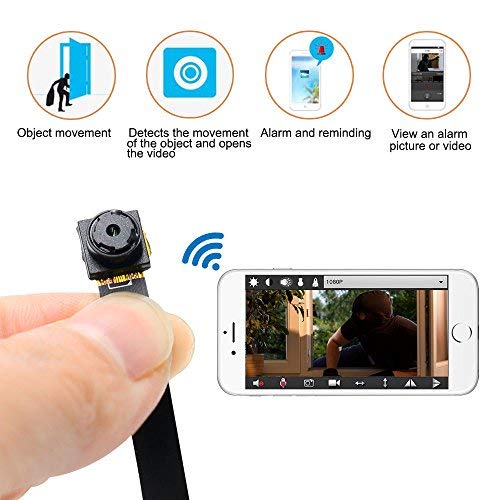 Mini Cámara UYIKOO HD 1080P WiFi Cámara Espía Pequeña Cámara Oculta Soporte de Detección de Movimiento/Grabación de Bucle para la Seguridad del Hogar