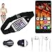 Produktbild Bauchtasche Gürteltasche für Elephone P9000 Lite 4G, schwarz + Kopfhörer. Sport Running Jogging Fitness Laufen Umhängetasche Exercise Schutzhülle - K-S-Trade (TM)