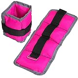 Gallant Ladies Pink Wrist Ankle Weights 1kg - 2 X 0.5kg Pair Running Resistance Training Women Straps