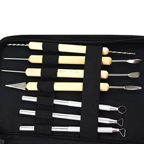 WINOMO Modellier-Werkzeug Sculpting Werkzeug Clay Werkzeug Keramik Skulptur Ton schnitzen Werkzeug Kit – 14 Stücke - 7