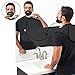 IUQY Beard Styling | Beard Shaping Template & Beard Bib Catcher, Shaping Template Comb Tool For Line up & edging - Beard Catcher Apron for Shaving Man Groomer Gift