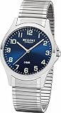 Regent 11310062 Herrenuhr, Zugband, Quarz