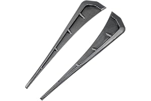 ‎MORECHIOCE Auto Lufteinlässe Außen Dekorative, MoreChioce 2 Stück Auto-Lüftungsschlitze Seitenaufkleber Lufteinlass-Schaufel Dekorative Außenseite Kotflügel Universal Motorhauben Abdeckungen,Carbon-Faser-Muster