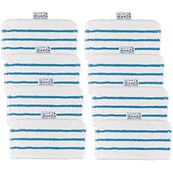 Awinker 8 Lingettes Microfibres Chiffrons Remplacement pour Balai Vapeur Black Decker Alternative à FSMP20 (8pcs-Black Decker)