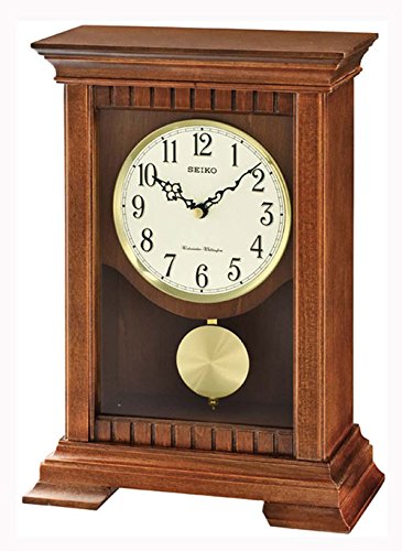 Hermle Tischuhr Mit Mondphasen – Mechanisches 8-Tage Westminster-Schlagwerk, Mahagoni, Made In Germany