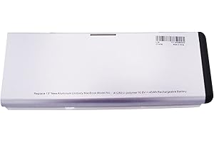 CYDZ® 10.8V 45Wh batteria A1280 A1278 per Apple MacBook 13" A1278 (Late 2008) per Apple Macbook 13 Zoll Aluminium-Unibody MB466CH/A MB466D/A MB466J/A MB466LLA MB466LL/A MB466X/A MB467*/A MB467CH/A