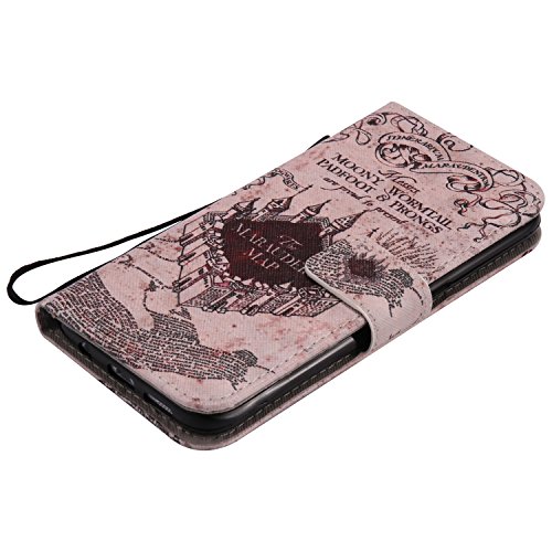 Feeltech Samsung Galaxy S7 Edge Hülle PU-Leder und Brieftasche Bunte Muster Fall mit Magnetverschluss, Hybrid-Kickstand mit Stand-Funktion, schlagen Sie schützende weiche TPU Stoßstangenabdeckung und Kreditkartenhalter für Samsung Galaxy S7 Edge Handgelenk Bügel-Buch-Art-Geldbeutel-Tasche mit 2 In 1 Berühren Sie Stift – Schloss - 6