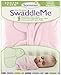 Kiddopotamus SwaddleMe Cotton Knit Adjustable Infant Wrap (Pink - Small)