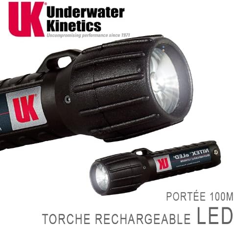 Helmlampe, Arbeitsleuchte Ex Zone: 1 UK Underwater Kinetics UK NITEX Rechargeab 110lm 152m Atex-Nr.: