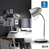 Color gris plateado Aigostar Flexo LED E27