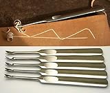 MS 5pcs de la mano de Trabajo Borde de cuero Biseladora arte de DIY al por...