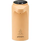 Pizen Flow Şarjlı Otomatik Damacana Su Pompası TDS &Ouml;l&ccedil;er 250ml 500ml 1L 2L &Ouml;l&ccedil;&uuml; &Ouml;zellikli Turuncu
