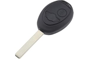 GENERIC FOBTRONICS 2 Button Remote Car Key fob Shell Case With Logo for BMW Mini Cooper S R50 R53 2002-2005 WITH LOGO A22