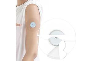 QaZanteiar 55 pezzi cerotti sensore freestyle libre 2/3 Impermeabile - Trasparente - Ipoallergenico cerotti sensore freestyle libre glicemia Ideale per lo sport e il nuoto, dura 7-14 giorni