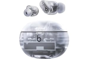 Beats Studio Buds + | Auricolari true wireless con cancellazione del rumore, compatibilità Apple e Android migliorata, microfono incorporato, cuffie Bluetooth resistenti al sudore- Trasparente