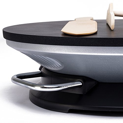 Andrew James 1200 Watt Professioneller, elektrischer Crêpes-Maker – Inklusive Teigverteiler, Holzspatel, Ölpinsel und Teigkelle – 2 Jahre Garantie - 5