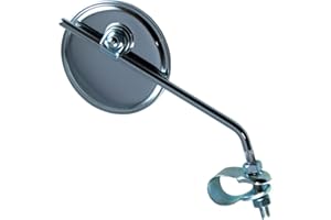 cyclingcolors rétroviseur vélo Rond chromé Universel réversible Gauche Droite Cycle Route Ville Vintage