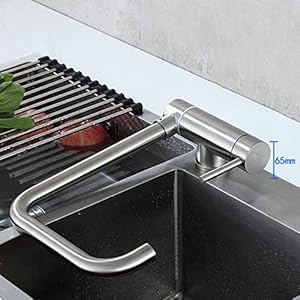 Fregadero de la cocina sin enfriador de ventanas Faucet 304 Acero
