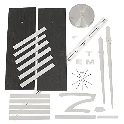 MECO 3D Wanduhr DIY Design Wohnuhr Nummer Ziffer Uhr Wandaufkleber Wandtattoo Deko - 9