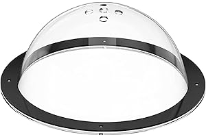 itrimaka Dog Window | Pet Fence Window,Durable Acrylic Dome Dog Fence Peek Window, Pet Supply, Clear View Dome Pet Peek Window