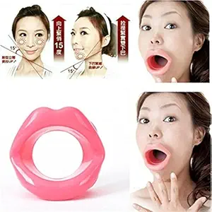Generic Silicone Rubber Face Slim Exerciser Muscle Lips Trainer Anti-Wrinkle Mouth Oral Exerciser Tightener Face-lift Slimmer Massage