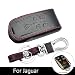 Produktbild WHXHN Echtes Leder Autoschlüssel Schutzhülle Tasche  Für Jaguar XK XF XJ8 XK8 XRR 2007-2011 2012 2013 Remote Skin Holder Protector