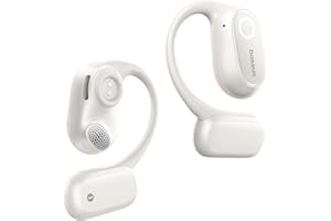 Baseus Bowie MF1 Casque Bluetooth Ouvert Acoustique Dirigé Basses Puissantes Ultra Léger IPX4 Étanche Microphones ENC Écouteurs sans Fil Bluetooth 5.4 pour Course à Pied Entraînement Fitness