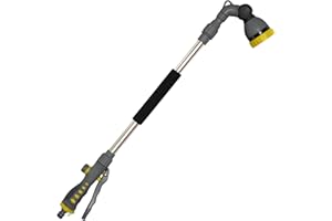 JARDIBRIC Lance Télescopique d'Arrosage Multi Jets (69 à 102 cm) - Débit Réglable avec 8 Jets pour un Arrosage Précis et Efficace