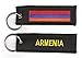 Produktbild Schlüsselanhänger Armenien Anhänger Fahne Flagge FLAGGENMAE®