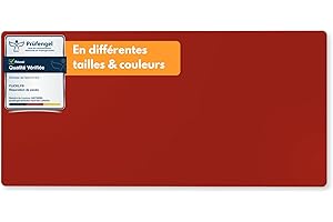 Flickly® Patchs de réparation autocollants | camions, remorques, tentes, auvents, camping, parasols, piscine | disponibles en plusieurs couleurs | 50 x 24 cm | Rogue feu (RAL3000)