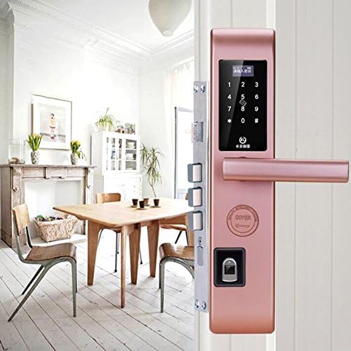 Digital Door lock Biometric Fingerprint Smart Code Keyless Locks With Smartphone App,Perfect for Office &amp; Home -B