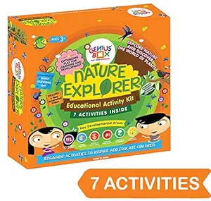Genius Box Educational Toy for 3 Years and Up: Nature Explorer DIY,Activity Kit, Learning Kit, Educational Kit, STEM Toy