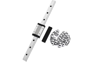 BUVVTPU MGN12H Linear Rail Guide 600mm with MGN12H Carriage Block for DIY Printer and CNC Machines (Type-H, 600mm)