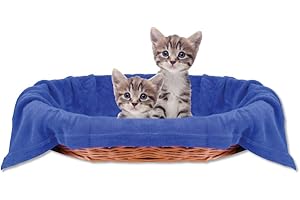 Bestlivings Couverture douillette pour animal de compagnie - Confortable et super douce - 60 x 80 cm - Bleu - Bleu roi