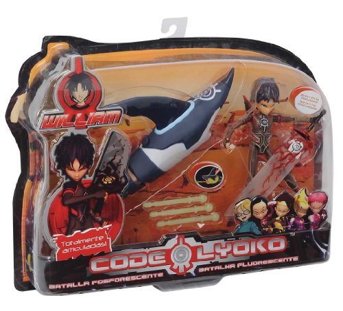 Imagen 6 de Código Lyoko Figura William con tiburón (Simba 3089073)
