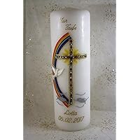 Taufkerze T-164 inkl. Namen und Datum