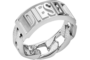 DIESEL Anelli da uomo in acciaio inossidabile