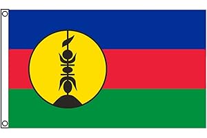 Stormflag Drapeau Nouvelle - Calédonie 90x150cm Drapeau Nouvelle Calédonie 3x5ft polyester 90g/m2 avec œillets et Double couture