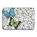 Produktbild Awesome Stone Blue Green Butterfly Doormats Anti-Slip House Garden Gate Carpet Door Mat Floor Pads