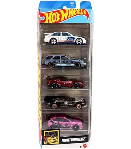 Hot Wheels Car 2024 HW Drag Strip Pack of 5 (1988 Ford T