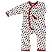 Bears Organics for Kids romper sleepsuit Organic Cotton, GOTS Ladybird Red -  Red - 0-3 Months