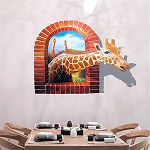 SYGA Super Cartoon Wall Stickers Lovely Warm Childrens Room Playground Wallpaper Sticker Ay9251