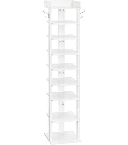 Hzuaneri Verticaal Schoenrek, 6 Tier Schoenrek, Houten